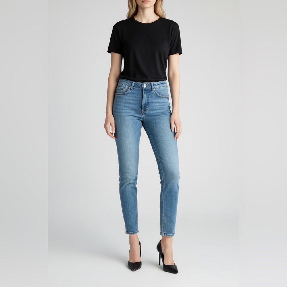 Zara Classic Blue Denim Pants
